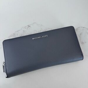 Michael Kors Charcoal Leather Wallet